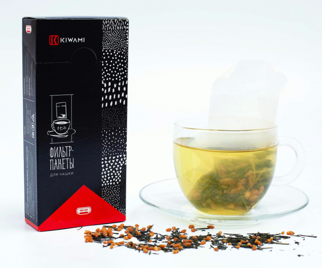 Комплект: фильтр-пакеты для заваривания чая и травяных сборов в чашке (5 штук)
