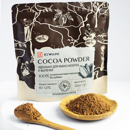 Какао-порошок натуральный, жирность 10-12%